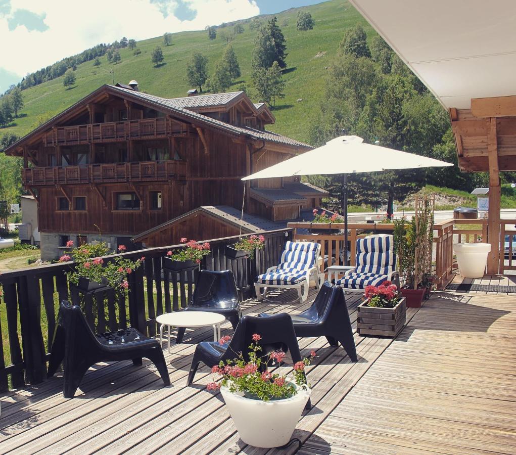 Hôtel Valentin Les Deux Alpes Buitenkant foto